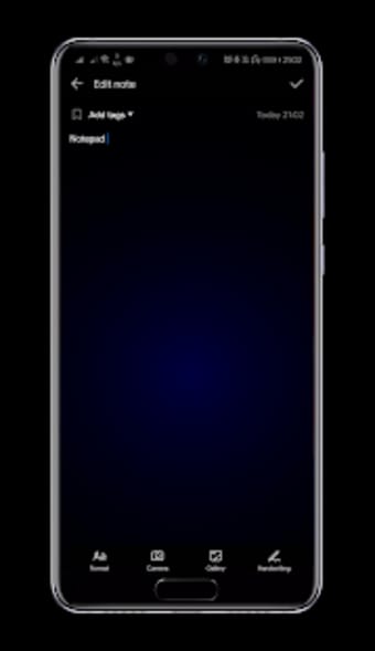 Aura Blue Dark EMUI 910 Theme for HuaweiHonor