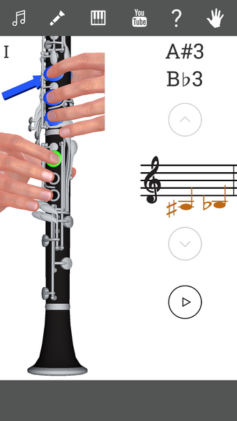 3D Clarinet Fingering Chart