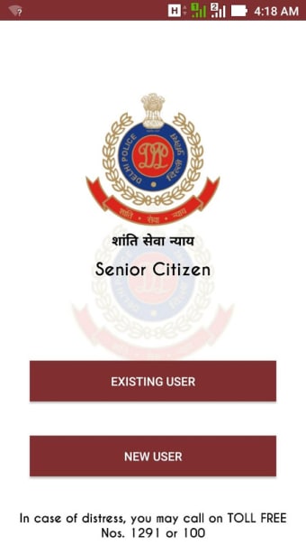 Delhi Police Senior Citizen