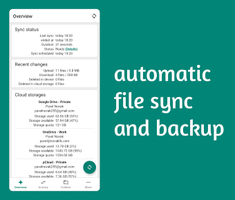 Autosync - File Sync  Backup
