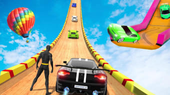 Superhero Ramp Car Stunt Games