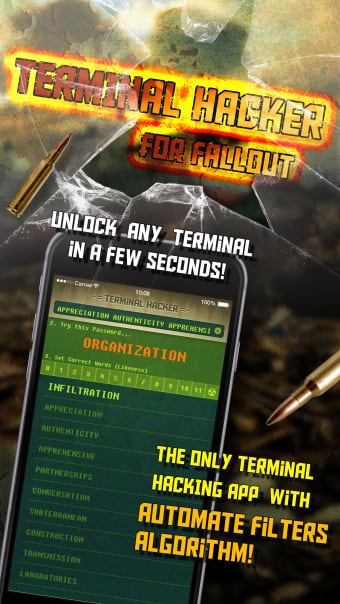 Terminal Hacker for Fallout 4 - Fast Unlock and Solve Codes