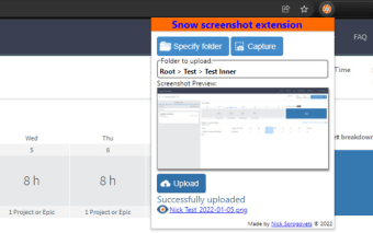SNOW screenshot extension