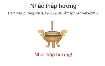 Nhắc thắp hương