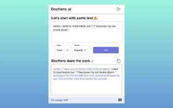 DocHero: ChatGPT Powered AI Writing Companion