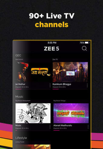ZEE5 - Shows Live TV  Movies
