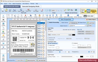 Warehouse Barcode Labeling Tool