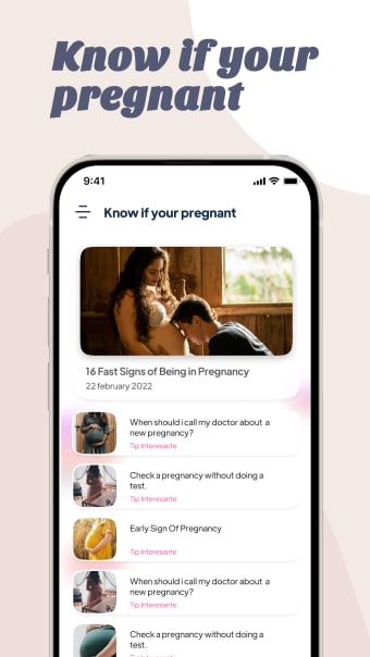 Know if your pregnant - Test
