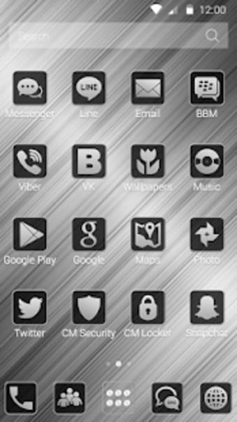 Black And Silver Theme