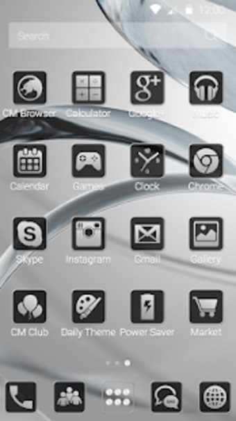 Black And Silver Theme