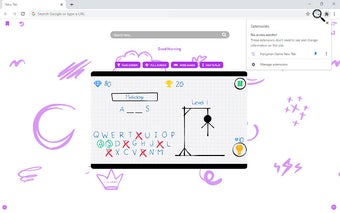 Hangman Game New Tab