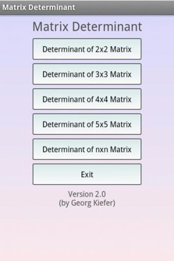 Matrix Operations Calculator