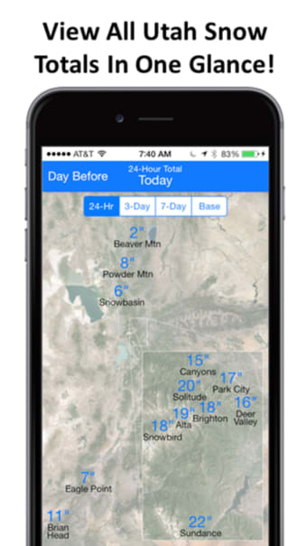 Utah Snow Map  Webcams
