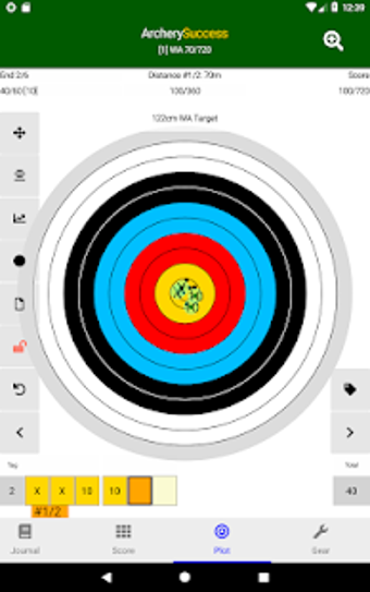 Archery Success 2021 - Archery Scoring  Plotting