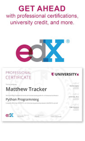 edX: Online Courses by Harvard MIT Berkeley IBM