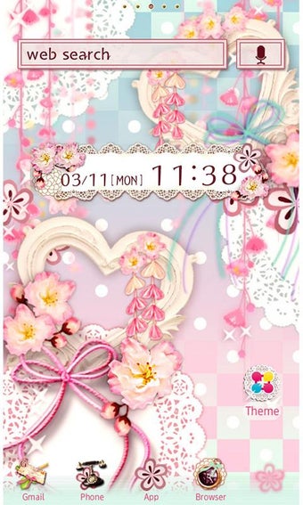 Japanese Lace Wallpaper Theme