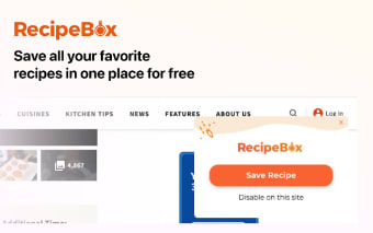 RecipeBox – Save Your Recipes!