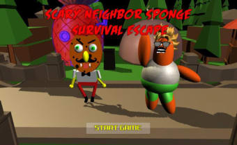 Scary Neighbor Sponge Survival Escape