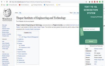 Convert Text to ISL