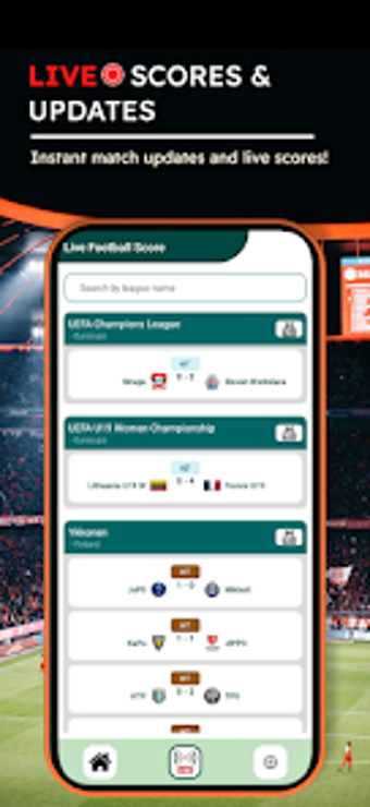 Foot Score - Watch Live Score