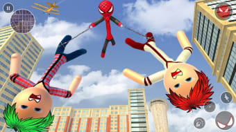 Spider stickman rope hero: War