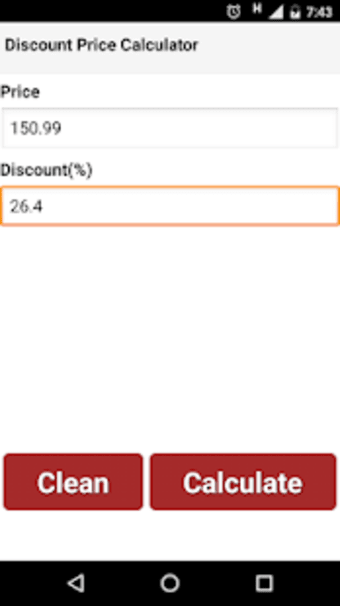 Discount Calculator - how to calculate percentage