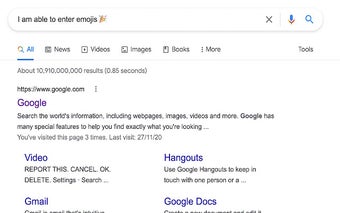 Chrome markdown emojis