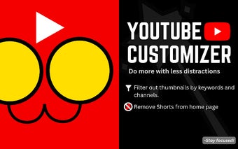 YouTube Customizer - Thumbnail Remover