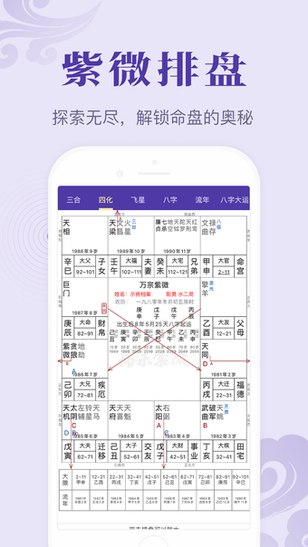 紫薇斗数-排盘预测星座运势大师