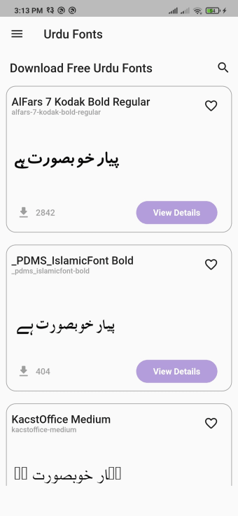 Urdu Fonts