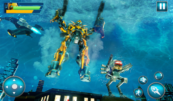 Underwater Submarine Multi Robot Fighting Games