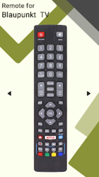Remote for Blaupunkt TV
