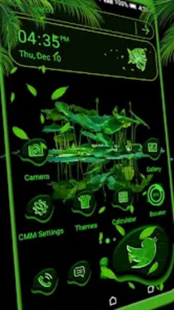 Green Leaves Theme Launcher