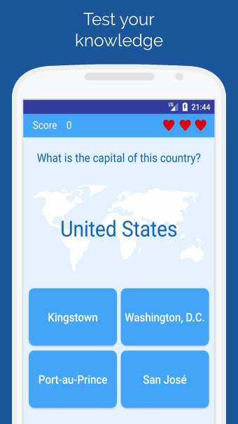 Capitals of the countries Quiz