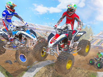 Real Quad Bike Stunt Race : Derby Demolition Game