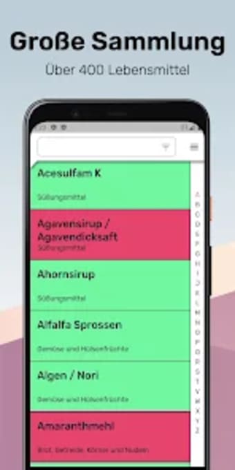 FODMAP Liste Deutsch - Die App