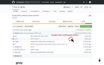 GitZip for github