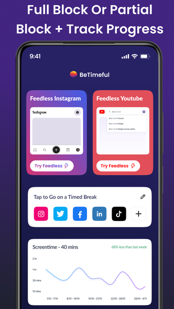 BeTimeful: Screen Time 2.0