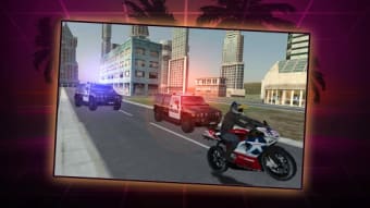 Motorbike Police Pursuit