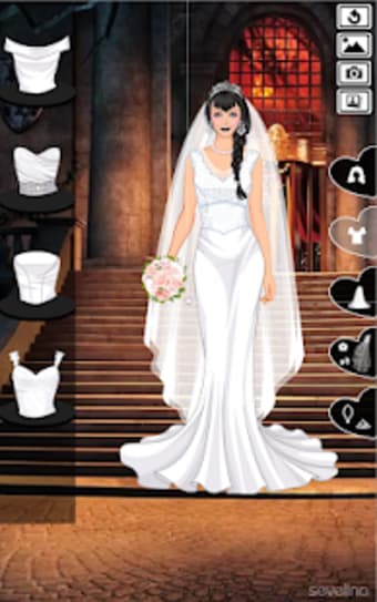 Sweet Vampire Wedding dress up