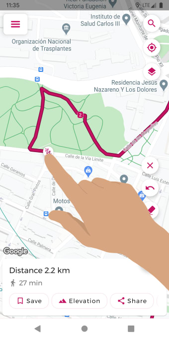 Just Draw It - Route planner  distance finder