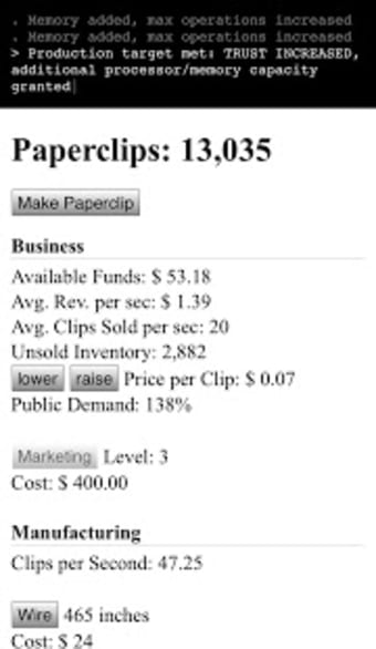 Universal Paperclips