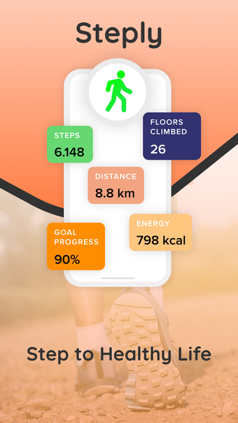 Steply: Step Counter  Tracker