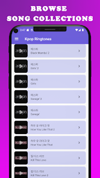 Kpop Song Ringtone App