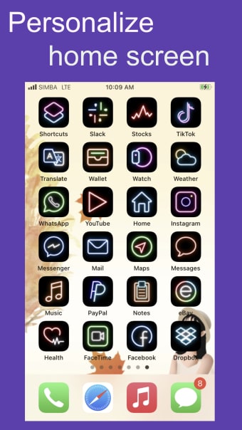 Widget Icons Wallpaper