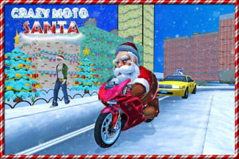 Santa Christmas Moto Gift Delivery Game