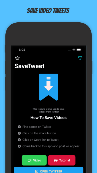 TweetSave - Twitter video Save