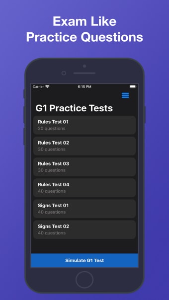 G1 Drivers Test