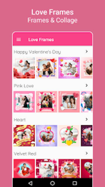 Valentines Love Photo Frames