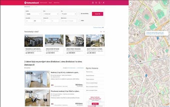 Map for real estate listing websites